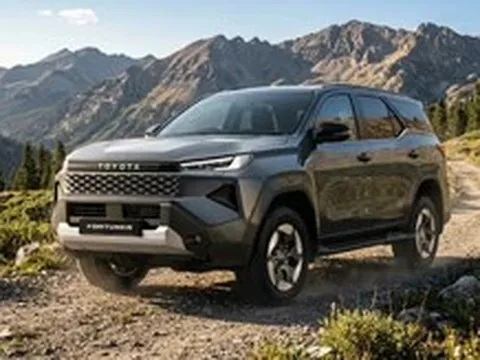 Toyota Fortuner đời mới lộ ảnh chạy thử, những xe chạy cùng gây chú ý