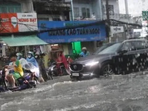 Thời tiết hôm nay 23-9: Nam Bộ tiếp tục mưa to kết hợp triều cường, nhiều nơi ngập nặng