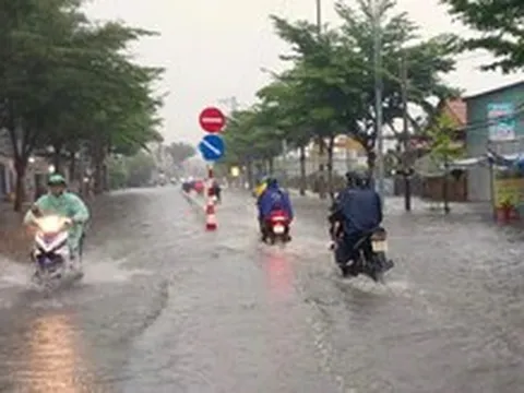 Mưa lớn, một số trường học phường Phan Rang và Ninh Chử cho học sinh nghỉ