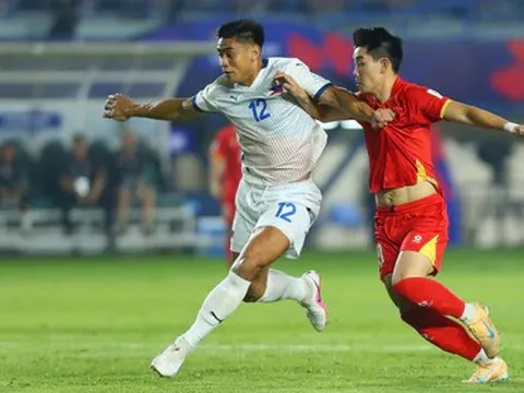 Tuyển Việt Nam - Philippines (hiệp 1) 1-0: Đình Bắc mở tỉ số