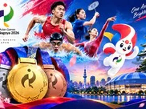 Cập nhật bảng xếp hạng huy chương Asiad 20: Cầu mây Việt Nam giành huy chương vàng