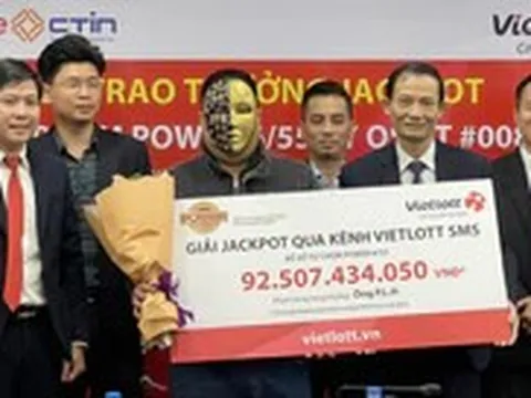 Phá kỷ lục, vé số Vietlott gần 200 tỉ đồng đã có người trúng