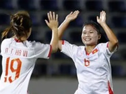 U17 nữ Việt Nam lập kỷ lục thắng 20-0 ở giải châu Á