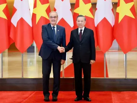 Tổng Bí thư, Chủ tịch nước Tô Lâm hội đàm với Tổng thống Thụy Sĩ