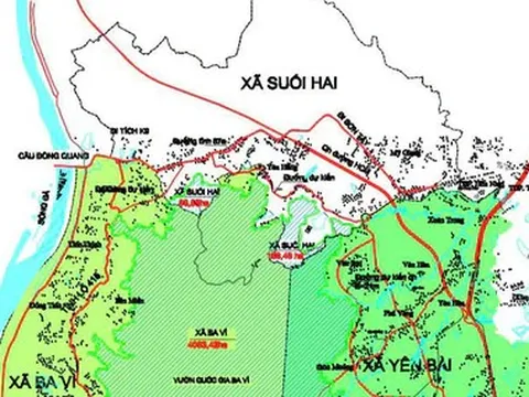 Dự kiến sáp nhập một phần diện tích 3 xã thuộc tỉnh Phú Thọ về Hà Nội