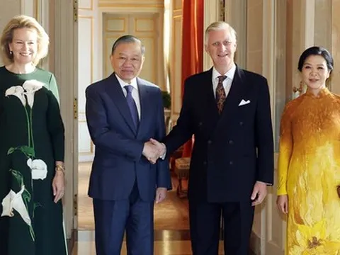 Tổng Bí thư, Chủ tịch nước Tô Lâm gặp Nhà vua Bỉ Philippe