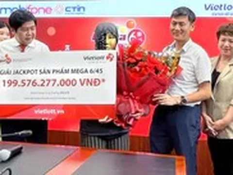 Tối nay đã có người trúng Vietlott gần 200 tỉ đồng